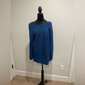Blue tunic sweater- Mm LaFleur